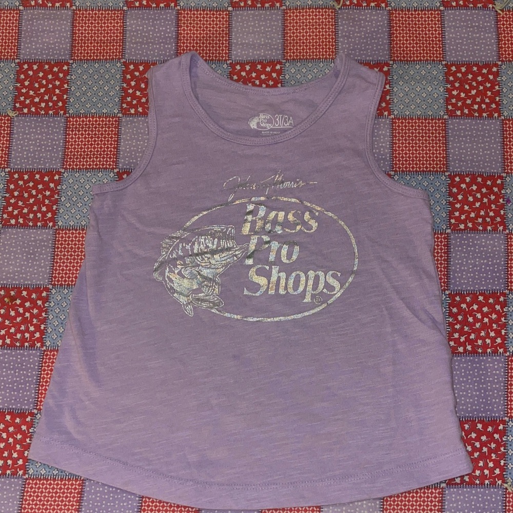 Bass Pro Shops Purple Kids Tank Top